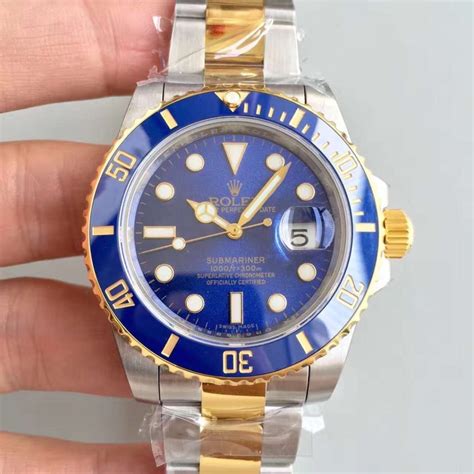 rolex submariner 116613 40mm blue.